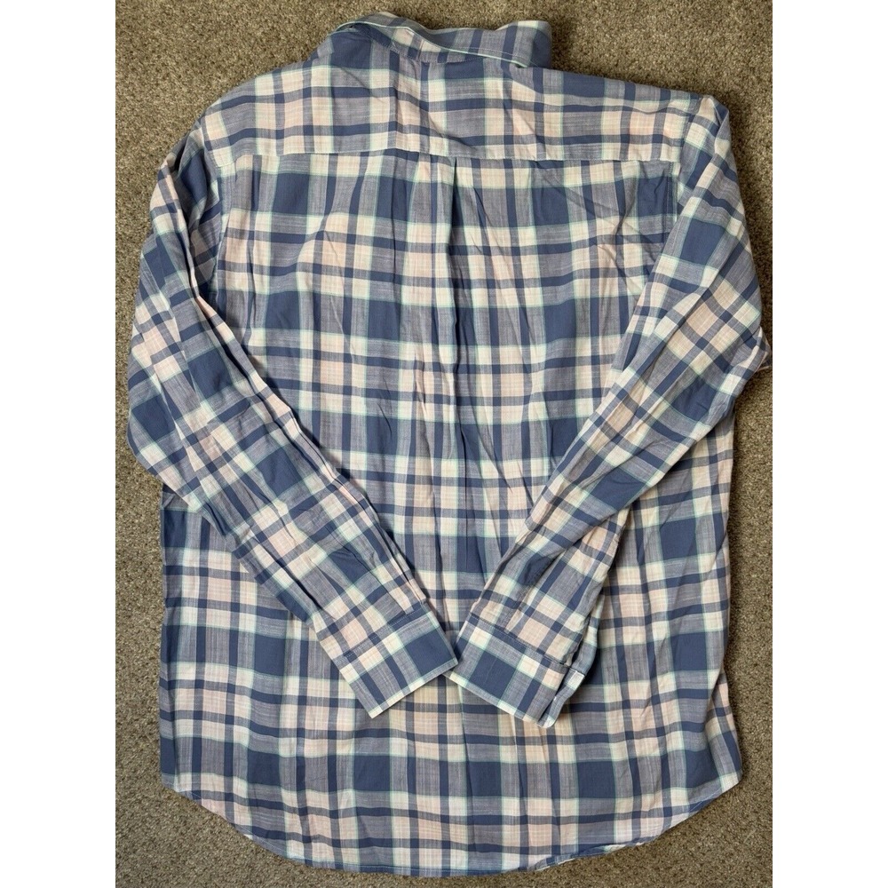 Vineyard Vines Men's Large Whale Slim Fit Shirt Button Up Plaid Multicolor - Picture 4 of 7